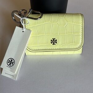 Tory Burch Emerson Embossed flap card case